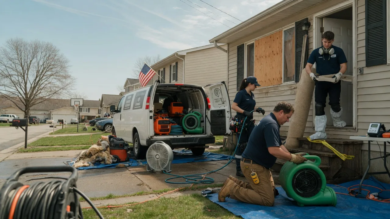 Water Damage Restoration in Clare, IA near me